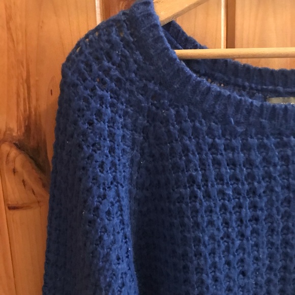 2/$35 NY Collection Royal Blue Knit Sweater - Picture 2 of 3